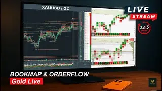 Bookmap Live Gold | XAUUSD Live Footprint | Bookmap Gold Live Stream - Trade Like a Pro
