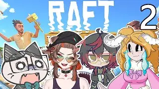 NOT THE BEARS! | Raft w/ SmittenSeraph, QrissyBugg & SkiBiPro (Part 2) | Twitch Livestream