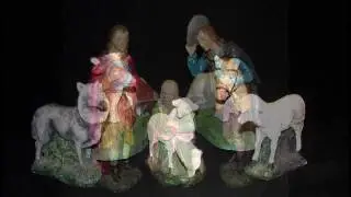 Krippenfiguren der Urgro&szlig;eltern, a&deg; 1900