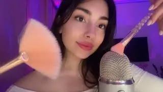 EXTREMELY TINGLY ASMR 😴 Mic Brushing & Mouth Sounds (Almost Fell Asleep)