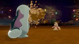 Pokemon Sword   Ground Move Attack   Mudshot   Quagsire vs Timburr