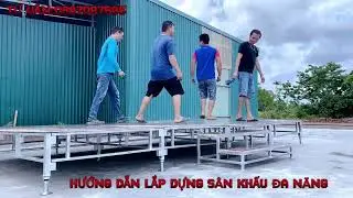Hướng dẫn lắp sân khấu mới nhất 2024