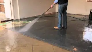 How to seal and colour old and stained concrete with DiamondCoat Tintable Sealer