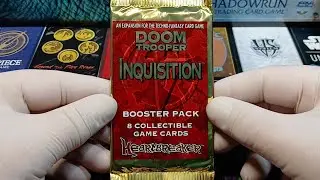 Doom Trooper CCG - Inquisition ENG booster pack opening