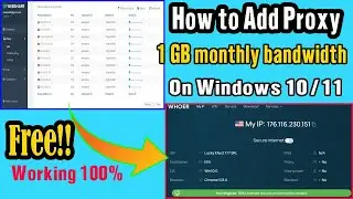 How to Setup Proxy For Free on Windows 10/11