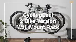 CyclingDeal 2 Bike Version Wall Mount Rack  CD-FA-01-2