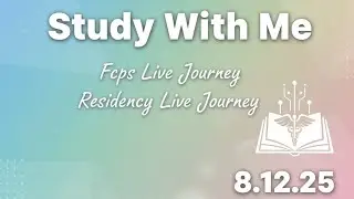 🎥 Study with Me | Live Study Session 1 | FCPS Part 1 | MS | Topic:  Oral Patho | 8.12.25