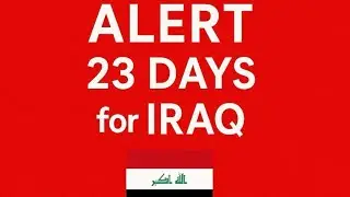 🚨ALERT! 23 Days IRAQ will be Released!   Iraq Dinar FINALLY set FREE !   (PROOF HERE)