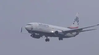 TC-SEJ Sunexpress Boeing 737-800  Landing at Hamburg airport