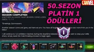 50.SEZON ÖDÜLLERİ AÇILIMI | CHÅØŚ, PLATİN 1 | 7* KRİSTAL AÇILIMI, TABLO İNCELEME - MCOC