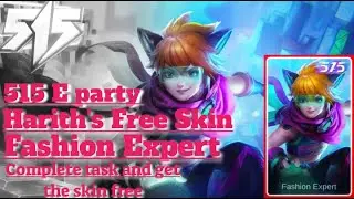515 e party | Claim harith's new skin | Complete task and get the skin for free | MLBB