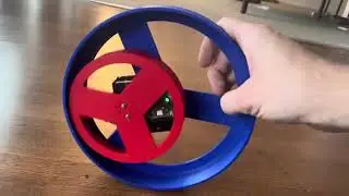 Rolling Reaction Wheel Pendulum Bot