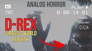 D-Rex Mutant Jurassic World Rebirth Horror Footage | Dinosaur Analog Horror |