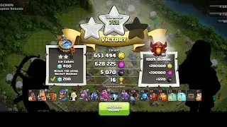 Town Hall 14 DESTROYED ! #coc #clashofclans #trending #youtubeshorts #new