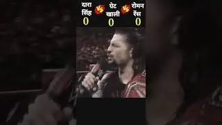 दारा सिंह Vs ग्रेट खली Vs रोमन रेंस ❓Dara Singh Vs great Khali Vs Roman Reigns #shorts