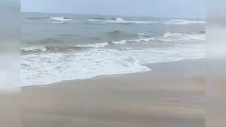 GOA in monsoon:The beauty of empty beaches ✨Peace beyond waves🌊. #goa #goainmonsoon  #beachvibes 