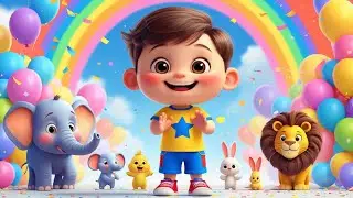 Animal Parade Song 🐘🐶 | Fun Nursery Rhymes for Kids #nurseryrhymes #babysongs #cocomelon #toddlers 