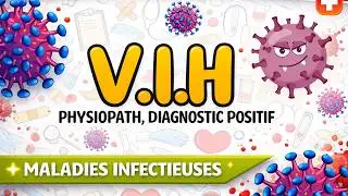 Le V.I.H (Virus du SIDA) Expliqué : Transmission, Physiopathologie, Diagnostic Positif, Conséquences
