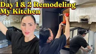 Day 1 & 2 Remodeling My Kitchen👍🏽