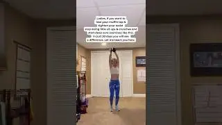 Do this exercise to lose muffin top & get tighter waist. 10 reps/side x 3 sets #abs #absworkout