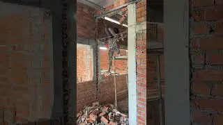 Brick work for shophouse #building #siteoffice #house #construction  #automobile #vlog