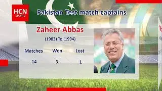 Pakistan Test Captain list | 1976 To 2022 Pakistan Captain | Best Pakistan Cricket Captain  | HCN