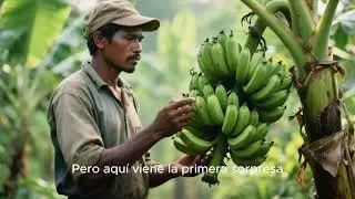 El plátano que te comes hoy fue cortado hace semanas en Colombia o Ecuador