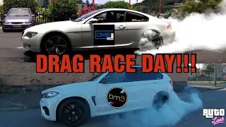 BMW RACE DAY!! M6 VS X5 + LOUD EXHAUST PULLS + WRAPPING THE M6