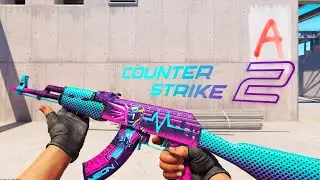 CS2 AK-47 | Neon Rider - Skin showcase all floats [4K60FPS]