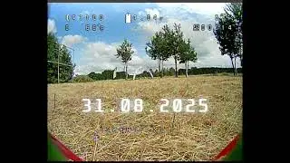 Analog no HDzero drone race in the village