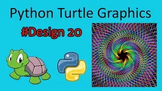 python turtle graphics tutorial || #design20  || Python graphics