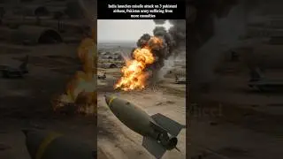 India retaliation on 3 major pakistan airbase #shortfeed #retaliation #browsefeatures #indianarmy