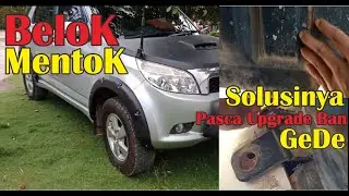 Tutorial solusi mentok saat belok | Rush Pasca upgrade Ban 235/70