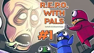 CLOWNPIERCE CARRIES US... || R.E.P.O. WITH PALS #1 || ClownPierce, PaigePigeon, LadyAuro, BobaBear