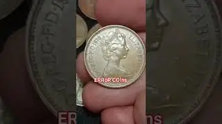 Rare coins U.K. New pence 1976: #greatbritain #penny #usaoldcoin #rarecoins #error coin