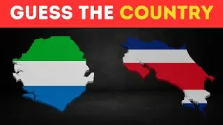 Guess the Country Shape #4 | Geography Quiz Challenge | #guess #guessthecountry #guessing