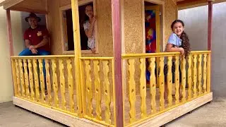 Era Para Ser  uma Simples Casinha Mas Ficou um Luxo 5/Fis a Wooden Children's House