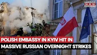 Russia Bombs Polish Embassy In Kyiv; 500 Drones, 40+ Missiles Fired By Putin's Army| NATO Vs Kremlin