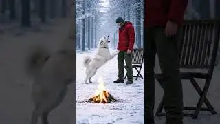 Unbelievable Moment: Wolf Saves a Deer 🦌 #shorts #animals #wildlife #rescue