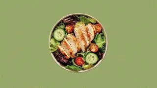 Grilled chicken salad. — healthy playlist