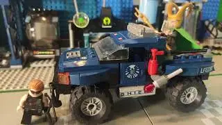 Lego Avengers. Speed build animation. Loki's Cosmic Cube Escape. Stop motion. 6867.