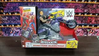 Wrekkin Boneyard Slamcycle Mattel 