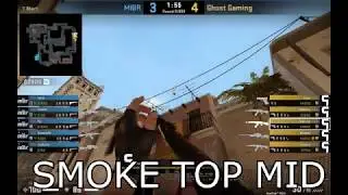 CSGO - Mirage Fast Palace Rush - Strategy Breakdown (Ghost Gaming vs MiBR)