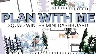 PLAN WITH ME | CUSTOM SPREAD FOR JENNY | CHIC WINTER | MINI HAPPY PLANNER SPREAD