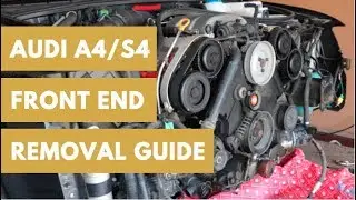 RAD Support Removal | AUDI A4 B6 3.0L (2002-2005)