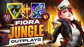 WILD RIFT JUNGLE FIORA OUTPLAYS - Full Gameplay