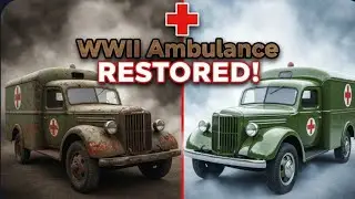 World War2 Ambulance Van Restoration. #automobile #carrestoration #usa #usacars 