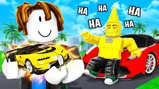 I Pretended to be a NOOB, Then used a $9,871,653 SUPERCAR (Roblox Driving Empire)