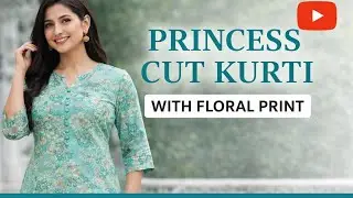 Princess cut kurti new look mein @Reenastylematters 