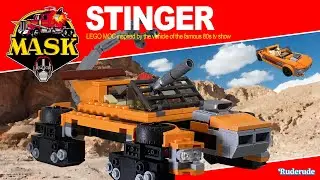 LEGO MOC - MASK's Stinger V2 - 8 studs wide